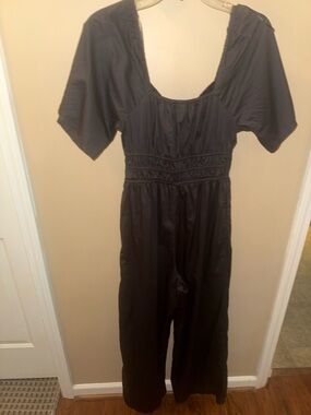 Old Navy Navy Wide-Leg Jumpsuit